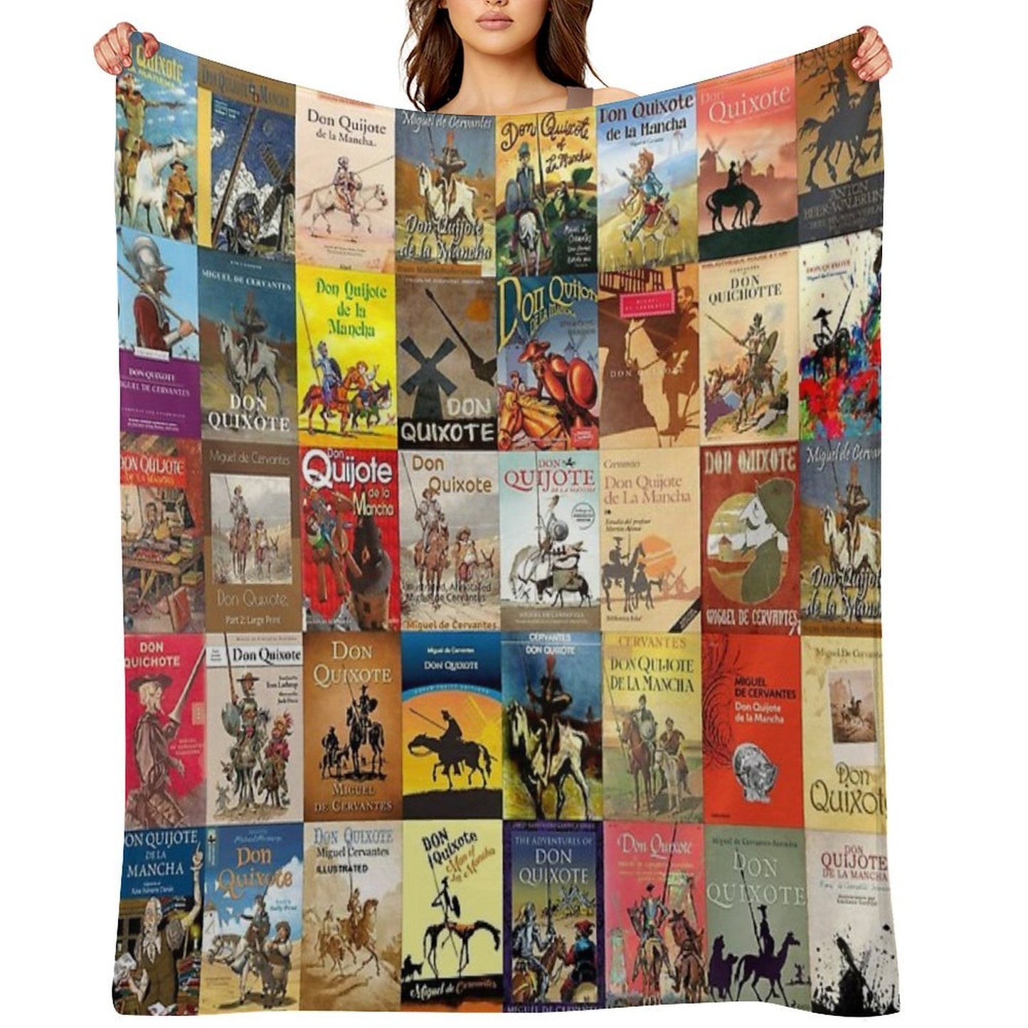 Don Quixote Throw Blanket
