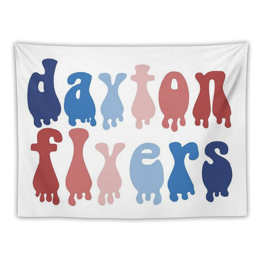 Dayton Flyers Drip Tapestry