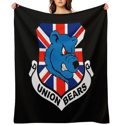 Union Bears Throw Blanket