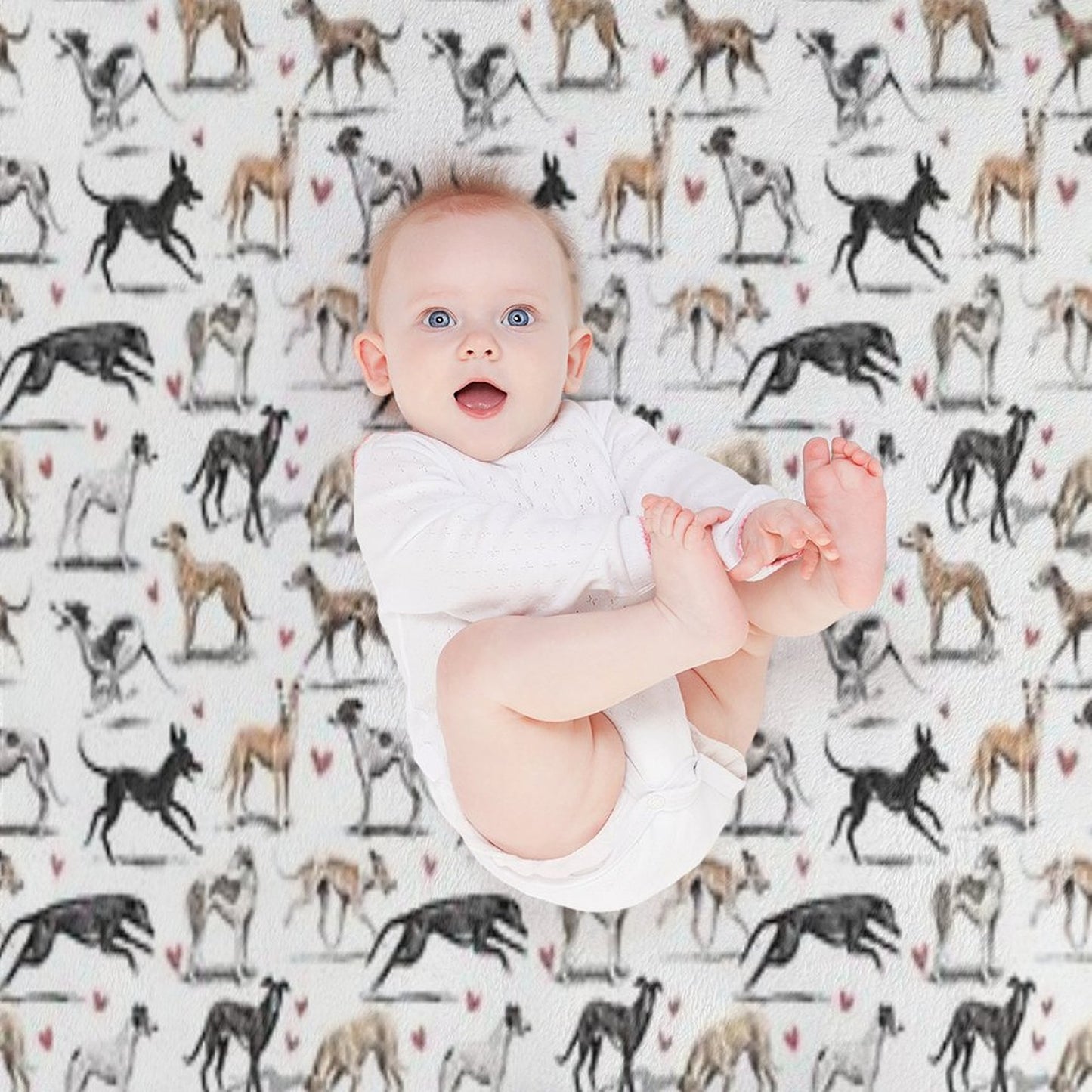 Greyhounds Throw Blanket