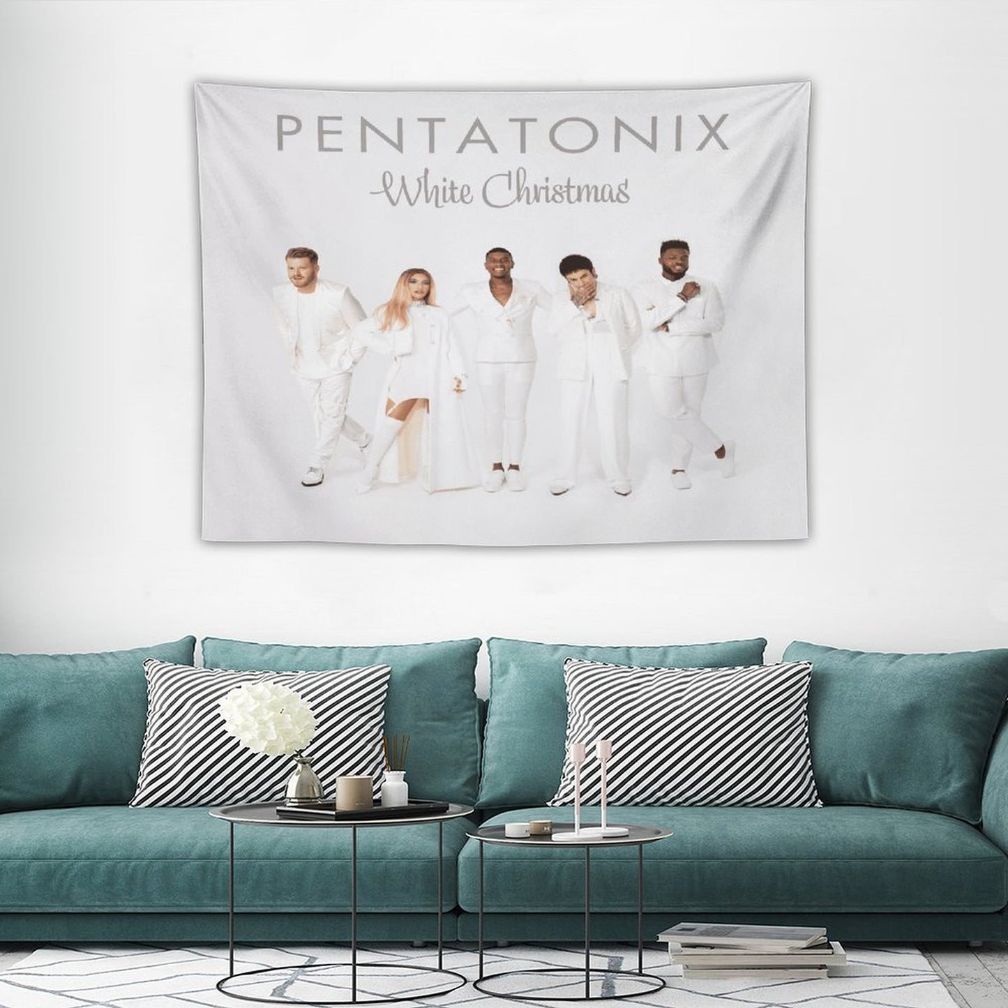 White Christmas Tapestry