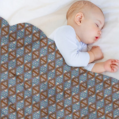 Pixel Art Pattern Seamless for Fabric Throw Blanket
