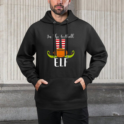 Im The Football Elf Funny Christmas Gift All-Day Comfort Hoodie