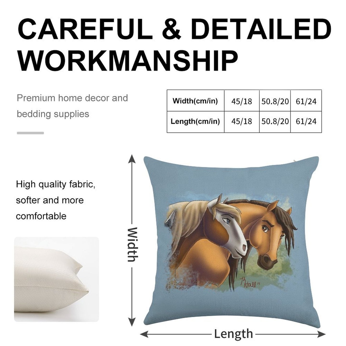 Spirit And Rain - Love Found Us Linen Throw Pillow Cover