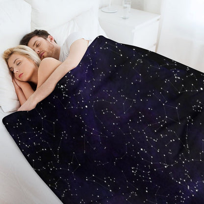 Northern Hemisphere Constellations Throw Blanket