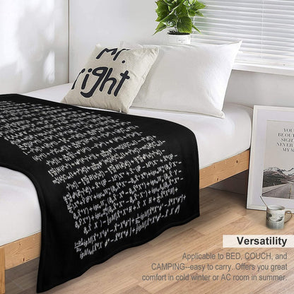 The Standard Model - A Love Poem Throw Blanket
