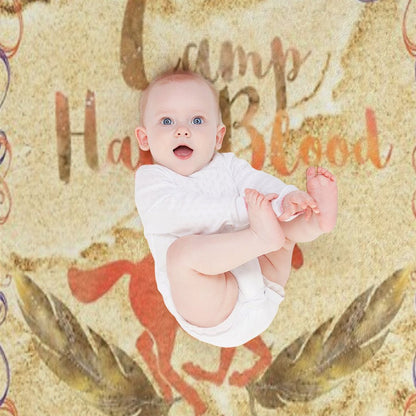 Camp Half Blood on Gold V2 Throw Blanket