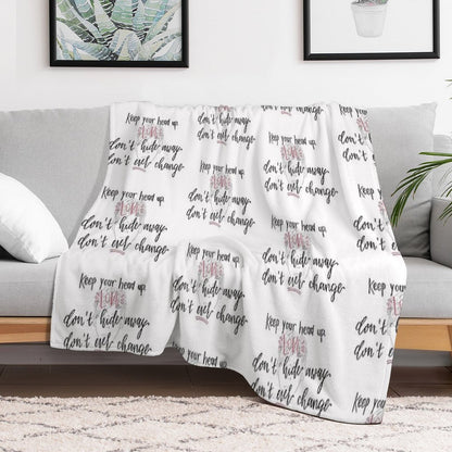 Perfect Now by LouisT - Digital Lettering Throw Blanket