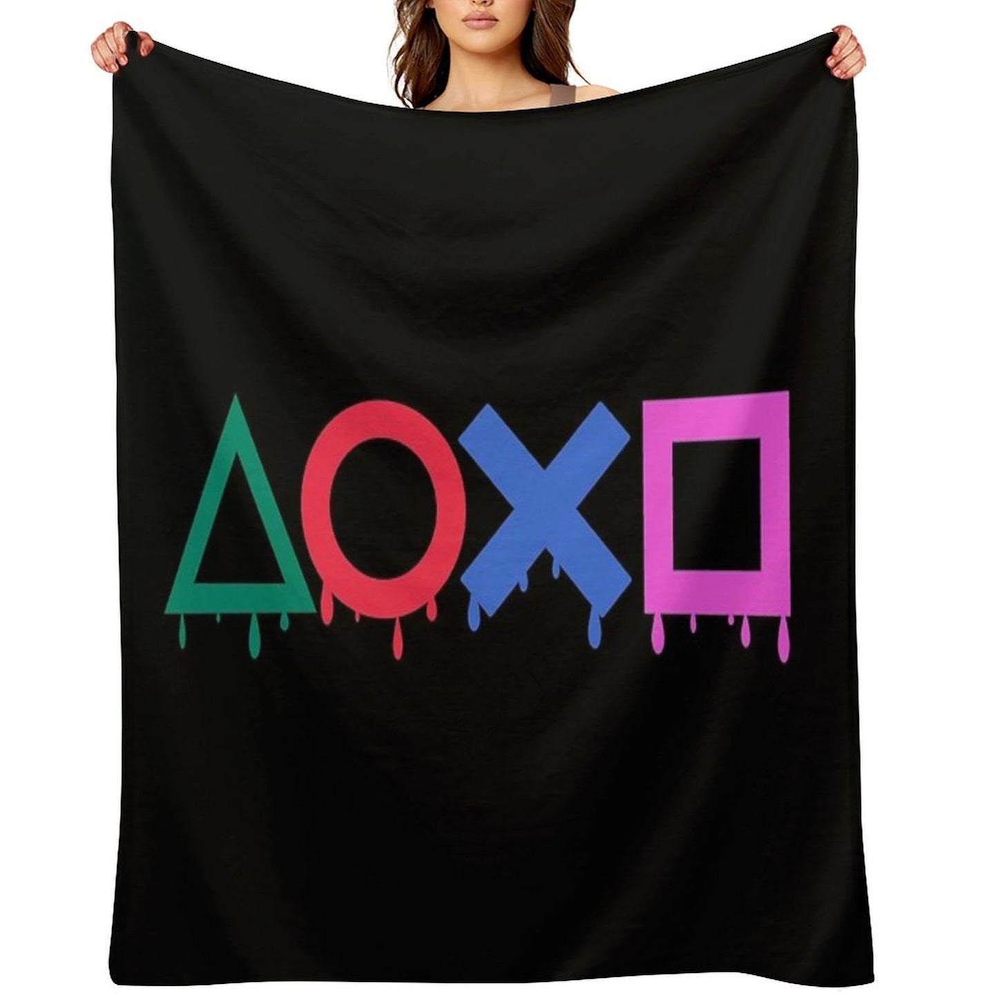 Playstation Color Throw Blanket