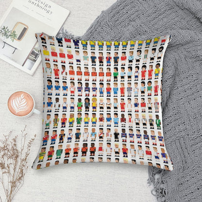 Soccer Legends Soft Warmth Comfort Throw Pillow