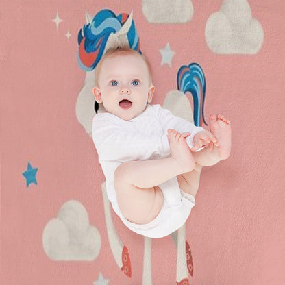 Cute Pony Throw Blanket