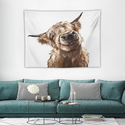 Highland Cow Tapestry