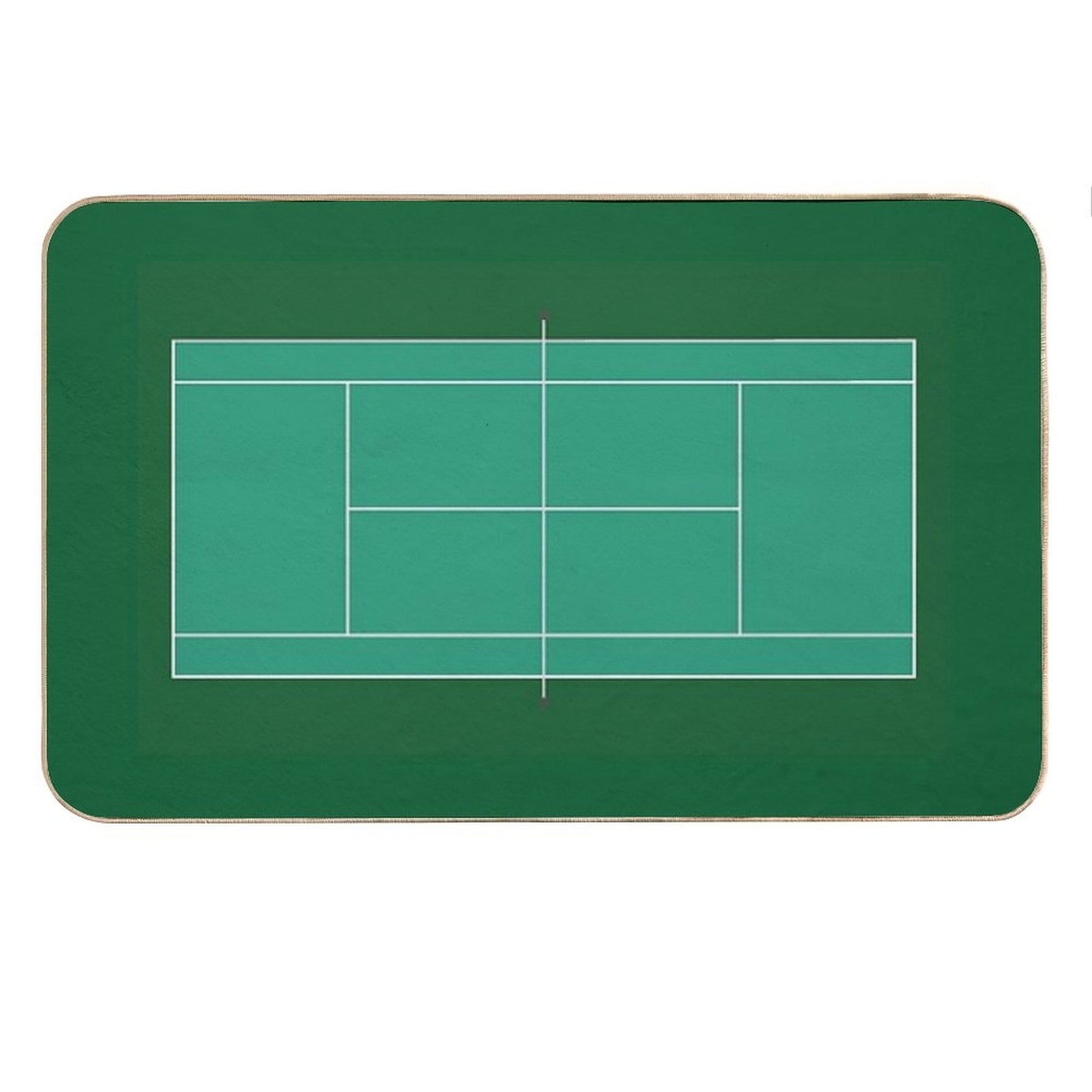 Tennis Court Bath Mat