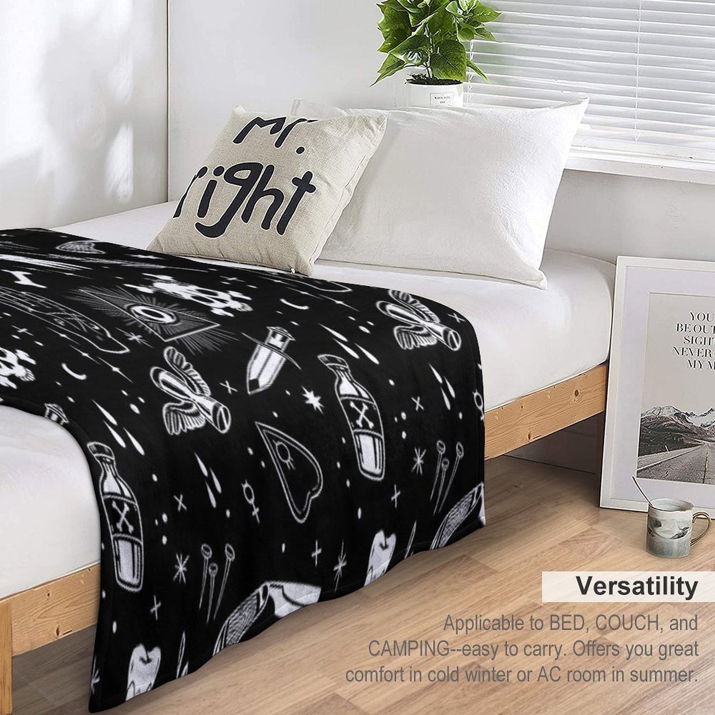 A Few Macabre Things Throw Blanket