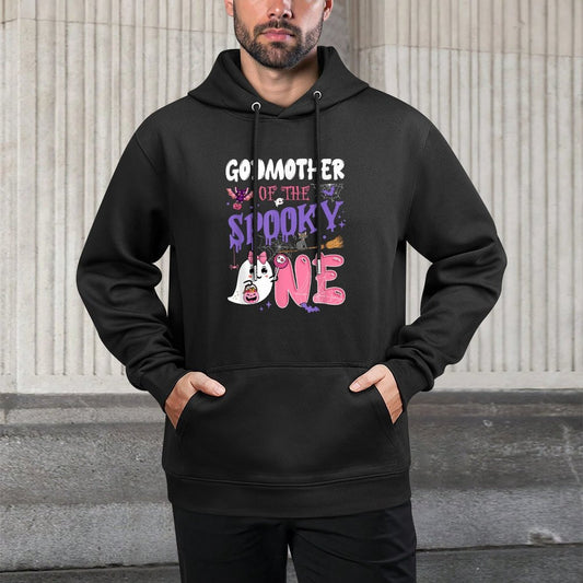 Godmother Of The Spooky One 1St Birthday Girl Halloween Relaxed Fit Hoodie