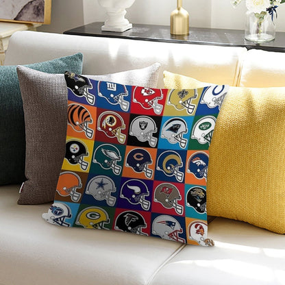 NFL USA Soft Short Plush Fabric Throw Pillow