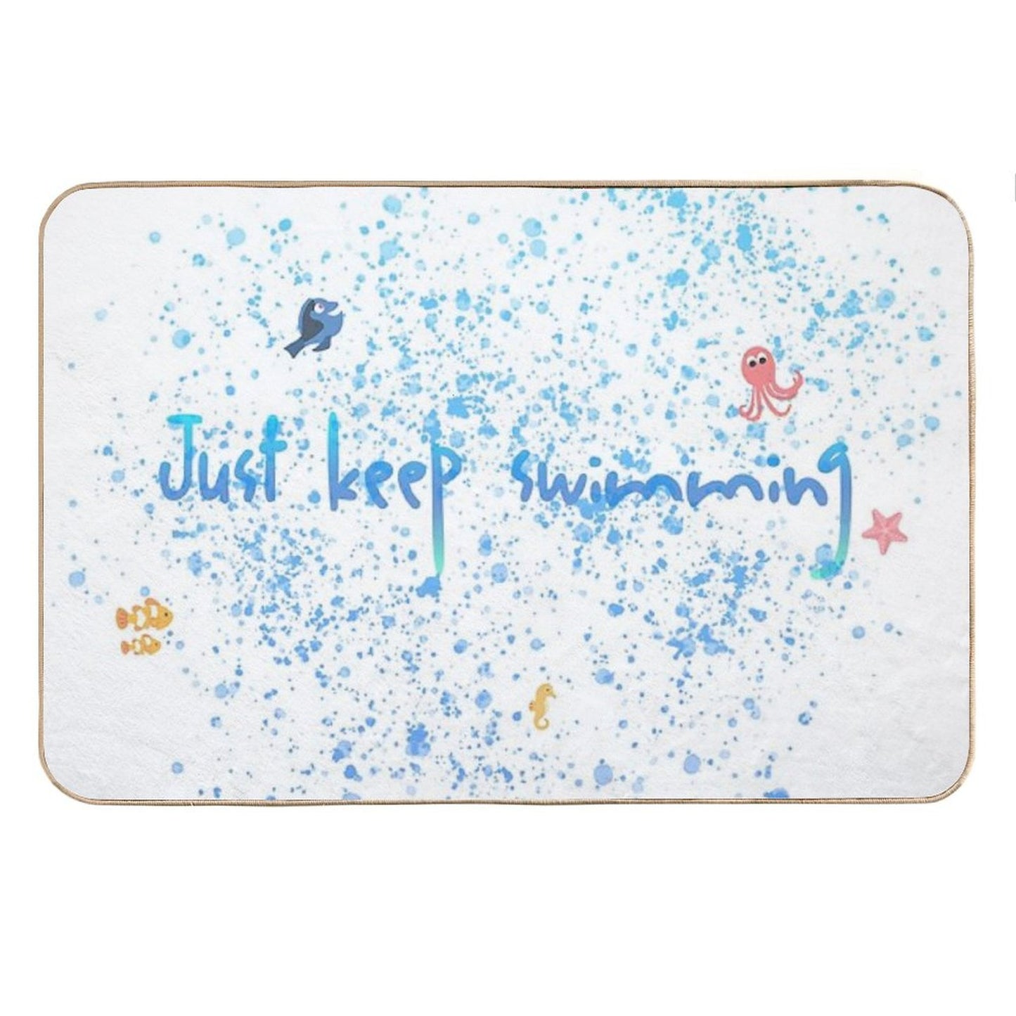 Just Keep Swimming Bath Mat