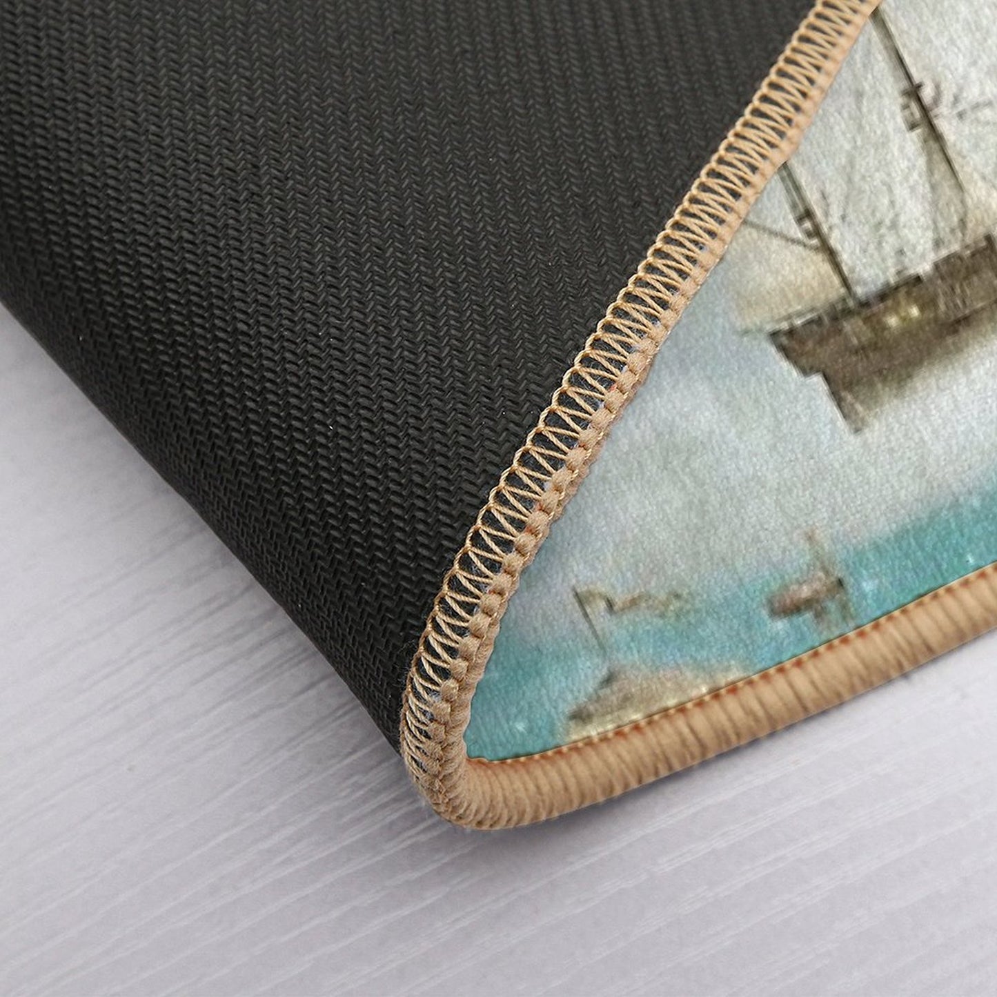 Ocean Meets Sky - Book Art Bath Mat