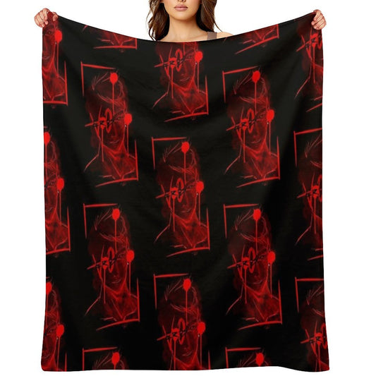 Vo.ME (black) Throw Blanket