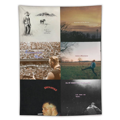 Zach Singer Bryan 6 Ablum Collections Cover Tapestry