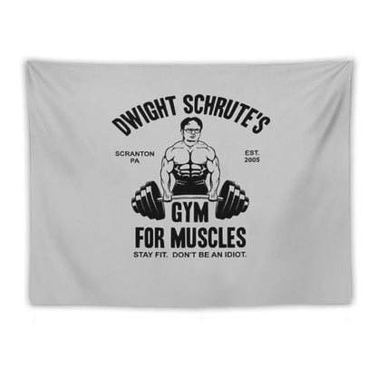 Dwight Schrute Gym For Muscles Tapestry