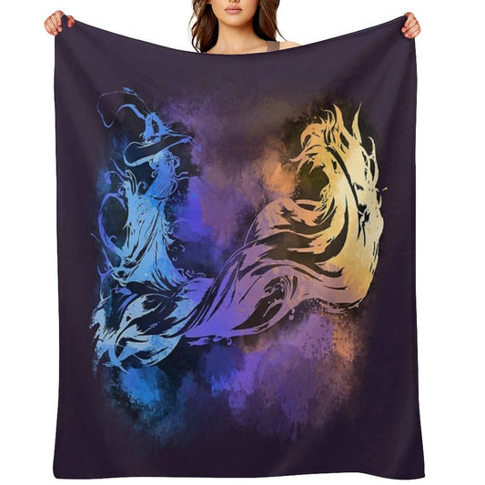 Final Fantasy X Logo Throw Blanket