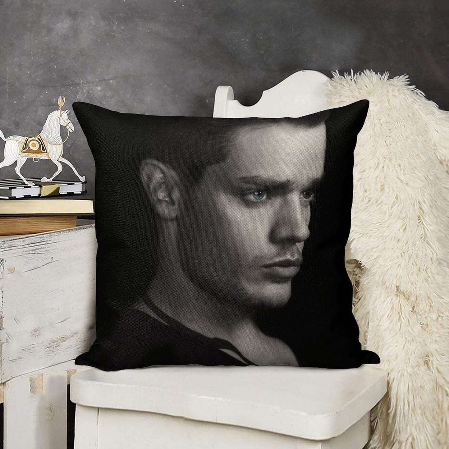 Jace Wayland S2 Linen Throw Pillow Cover