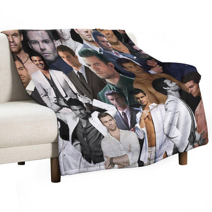 Daniel Gillies - Elijah Mikaelson Photo Collage Throw Blanket