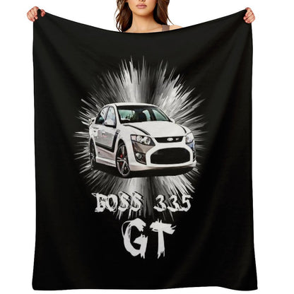 GT 335 Ford Falcon Throw Blanket