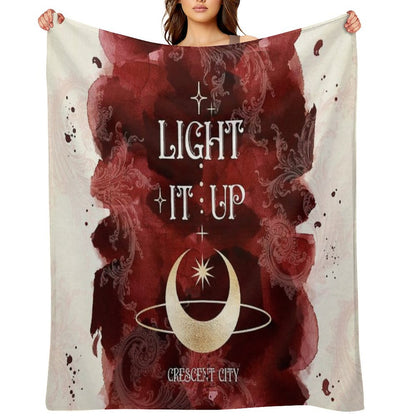 Light It Up - Crescent City Throw Blanket