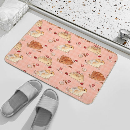 Cinnabunnies- Cinnamon Roll Bunnies Bath Mat