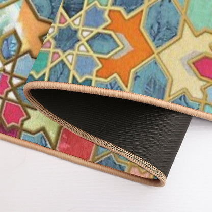 Gilt & Glory - Colorful Moroccan Mosaic Bath Mat