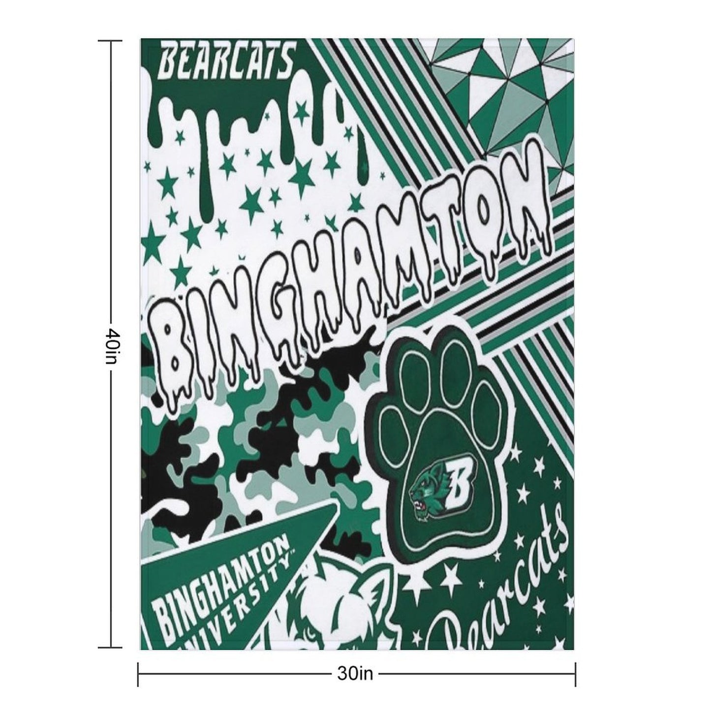 Binghamton University Throw Blanket