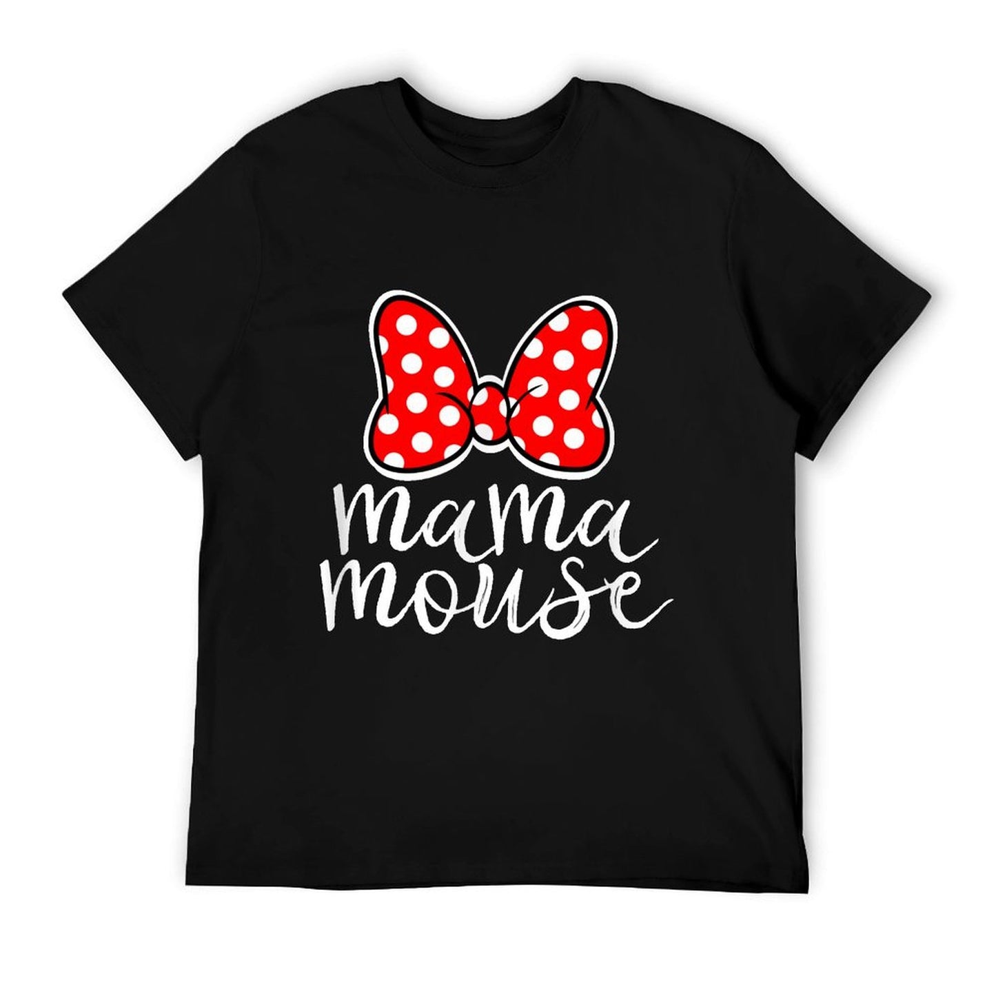 Womens Mama Mouse Family Vacation Mom Funny Mama Mouse T-Shirt