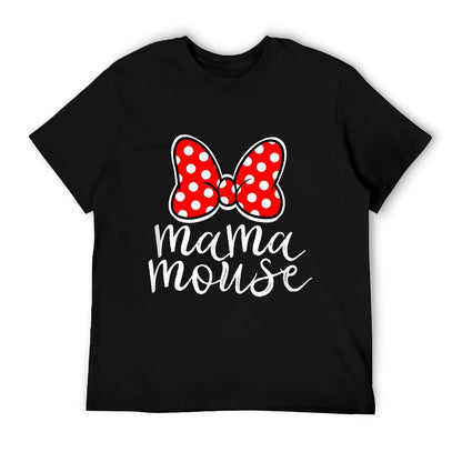 Womens Mama Mouse Family Vacation Mom Funny Mama Mouse T-Shirt