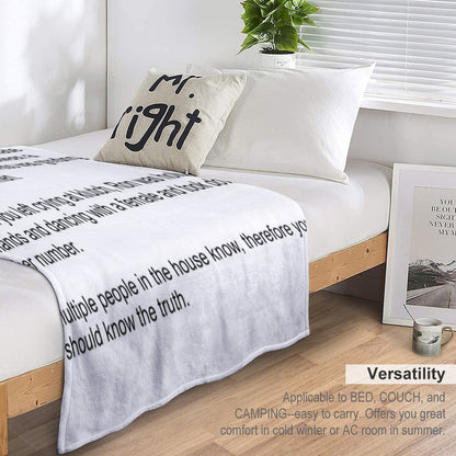 The Note Throw Blanket