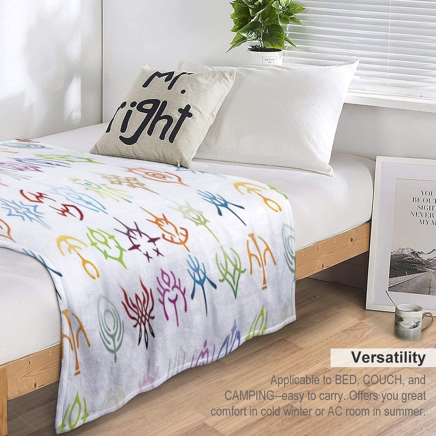 The Crests - Colored Version Throw Blanket