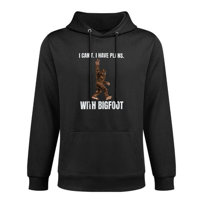 I Cant I Have Plans With Bigfoot Funny Sasquatch Big Foot Casual Wear Hoodie
