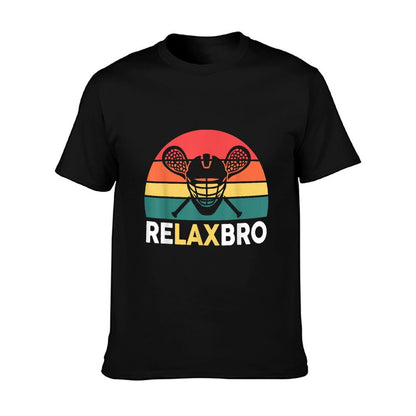 Lacrosse-Shirt Relaxbro Funny Lacrosse Lax Boys Youth Men T-Shirt