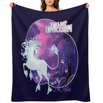 I'm Alive - Lilac Throw Blanket