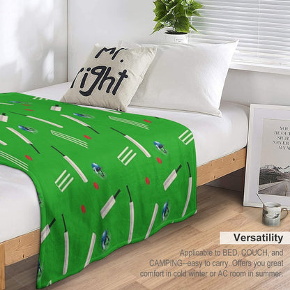Cricket Pattern Throw Blanket