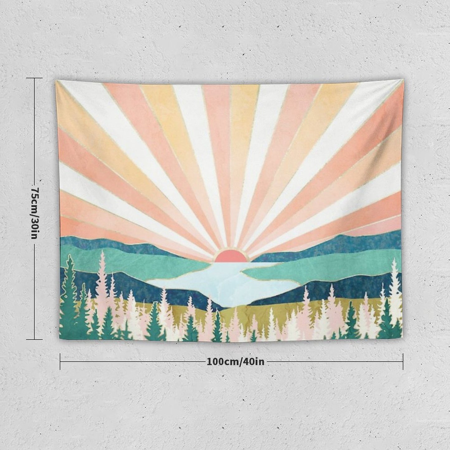 Summer Sunset Tapestry
