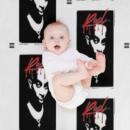 Playboi Carti Whole Lotta Red Album Cover Throw Blanket