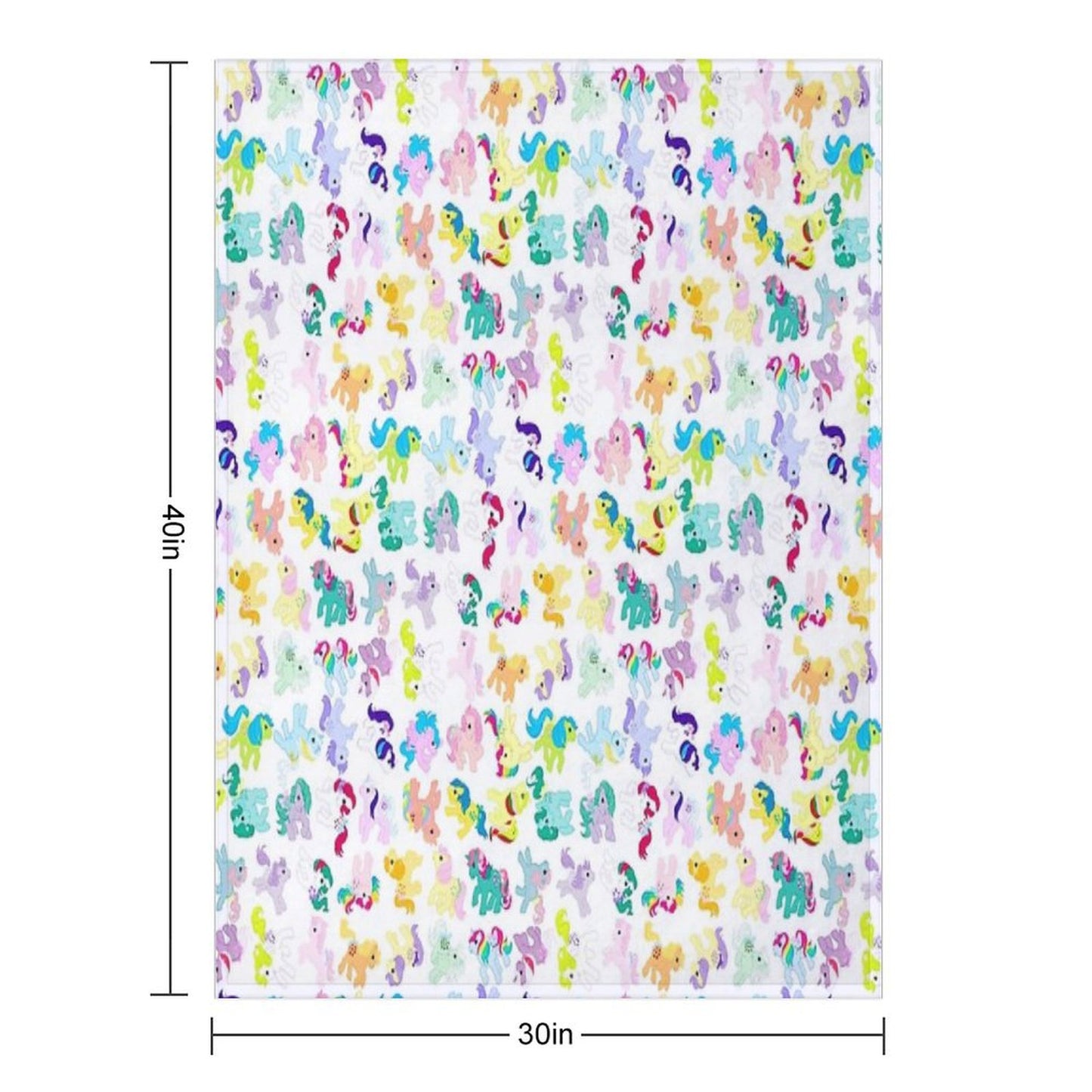 MLP All Over Me Throw Blanket