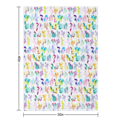 MLP All Over Me Throw Blanket