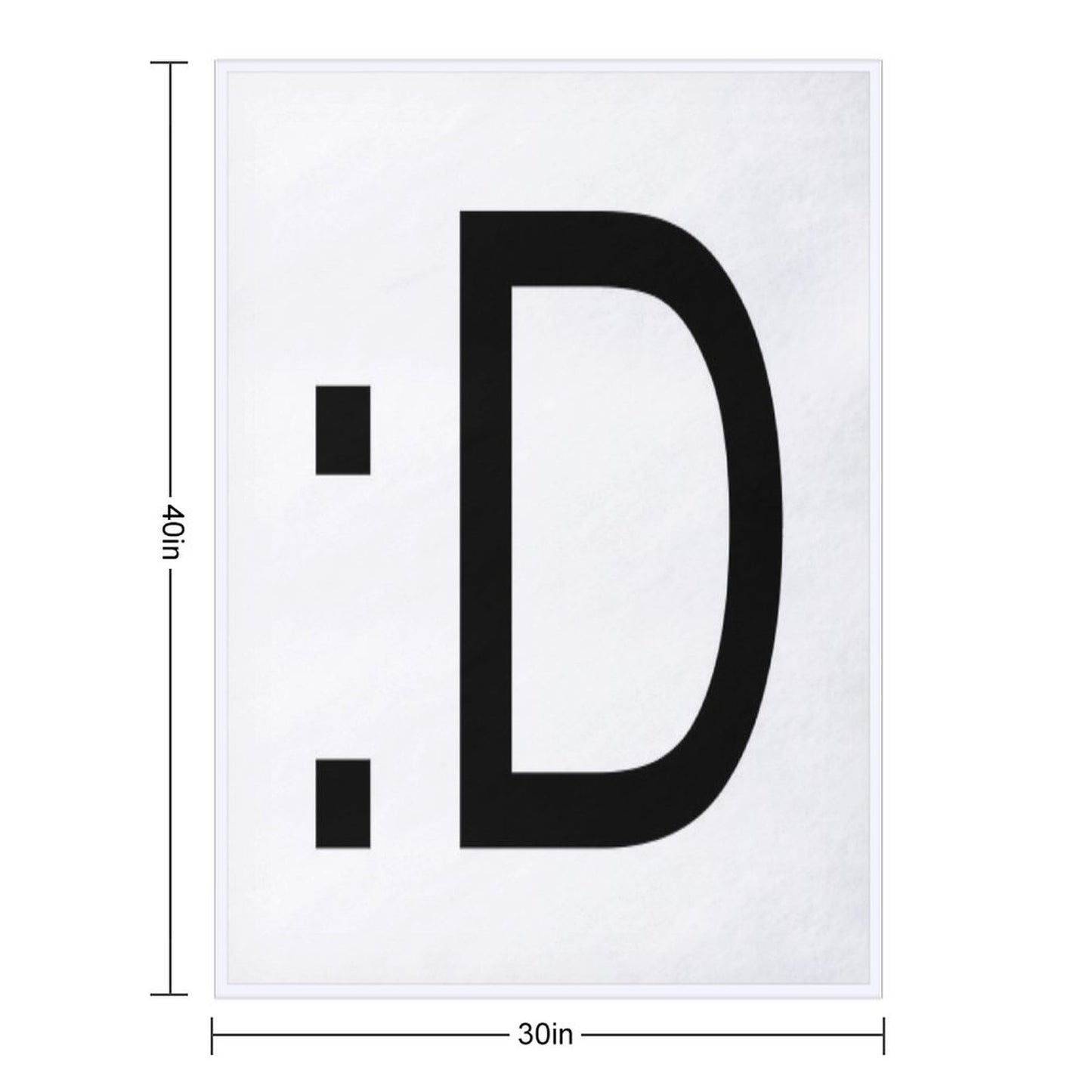 D Throw Blanket