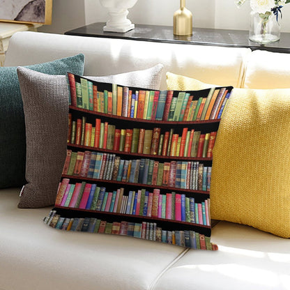 Jane Austen Antique Books, British Antique Books Soft Fade-Resistant Throw Pillow
