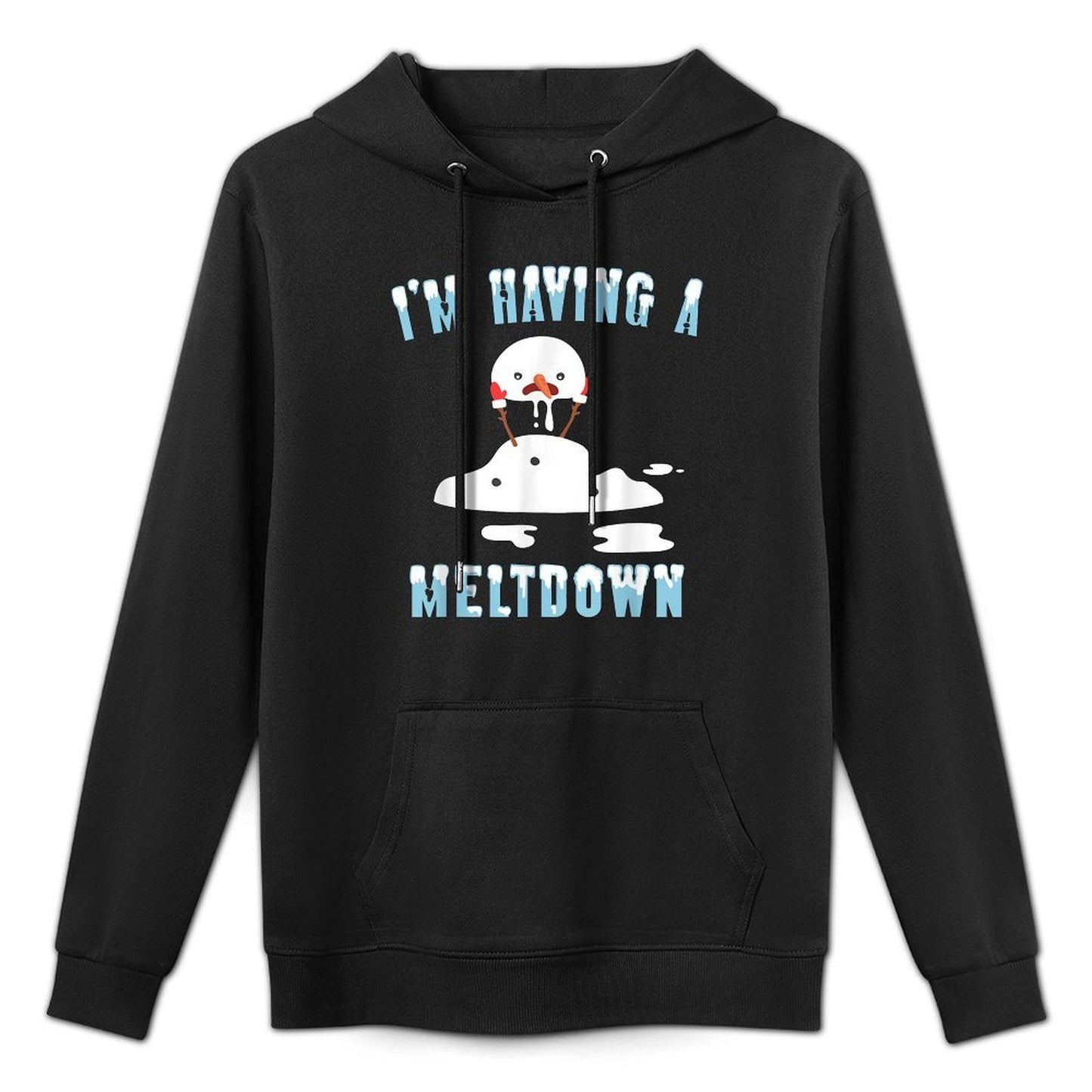 Im Having A Meltdown Snowman Christmas Funny T- Relaxed Fit Hoodie