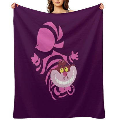 De-Su Art - Cheshire The Cat Throw Blanket