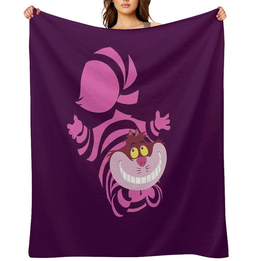De-Su Art - Cheshire The Cat Throw Blanket